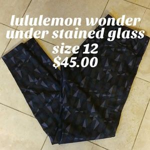 Lululemon wonder under size 12